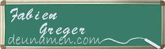 Fabien Greger Visitenkarte